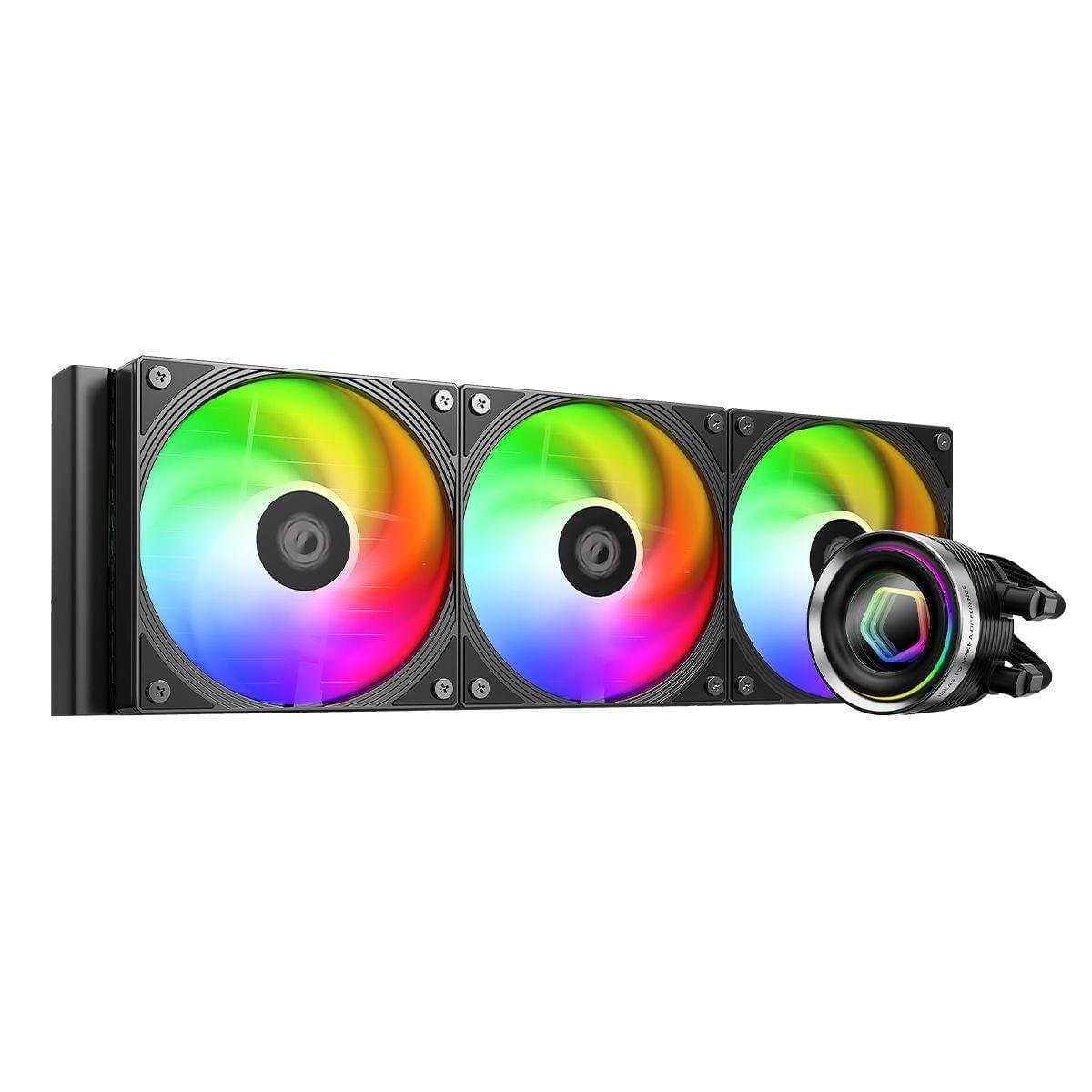 ID-COOLING FX360 INF ARGB 360mm Liquid CPU Cooler (Black) | High-Performance AIO Cooler 1 ID-COOLING FX360 INF ARGB 360mm liquid CPU cooler black