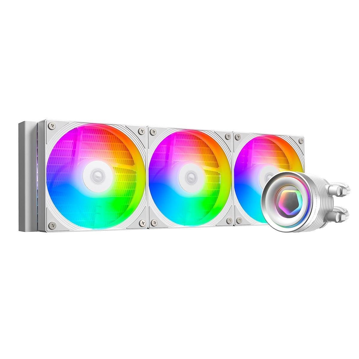 ID-COOLING FX360 INF ARGB 360mm Liquid CPU Cooler (White) | High-Performance AIO Cooler 1 ID-COOLING FX360 INF ARGB 360mm liquid CPU cooler white