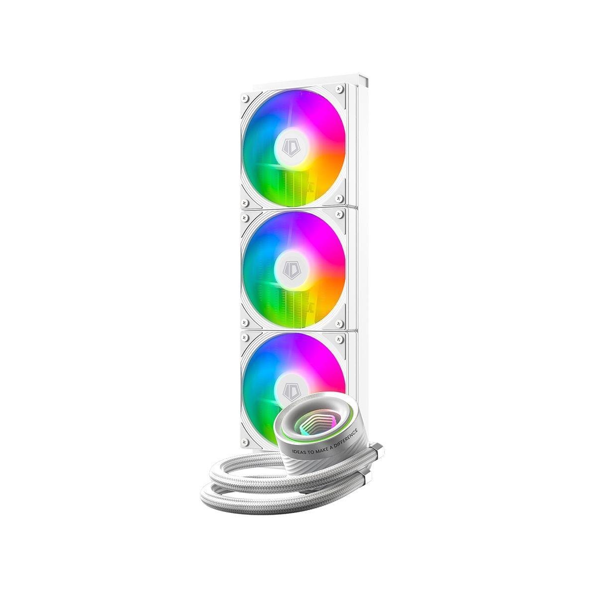 ID-COOLING FX360 INF ARGB 360mm Liquid CPU Cooler (White) | High-Performance AIO Cooler 3 ID-COOLING FX360 INF ARGB 360mm Liquid CPU Cooler (White) | High-Performance AIO Cooler - Image 3