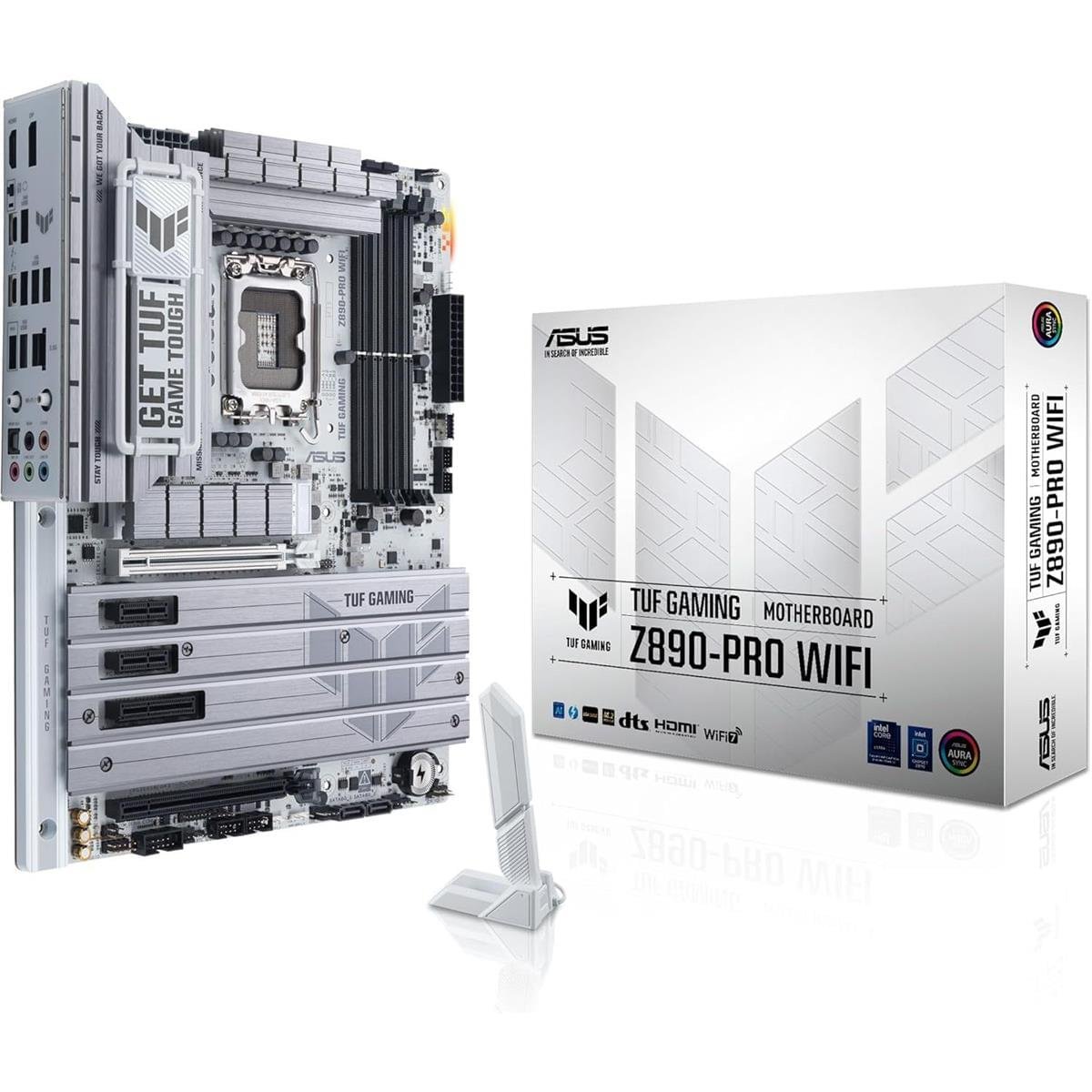 ASUS TUF Z890-PRO WIFI DDR5 motherboard with PCIe 5.0