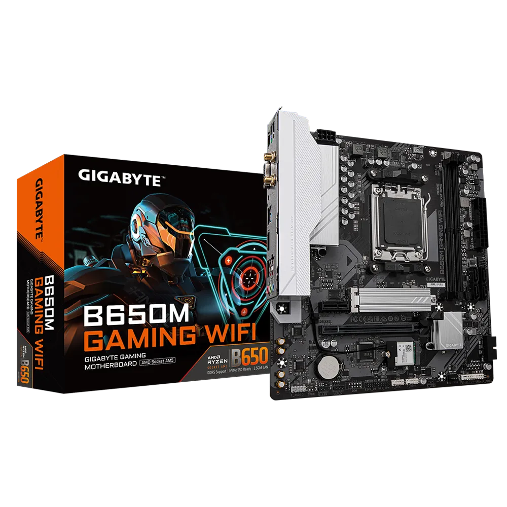 GIGABYTE B650M GAMING WIFI motherboard front view