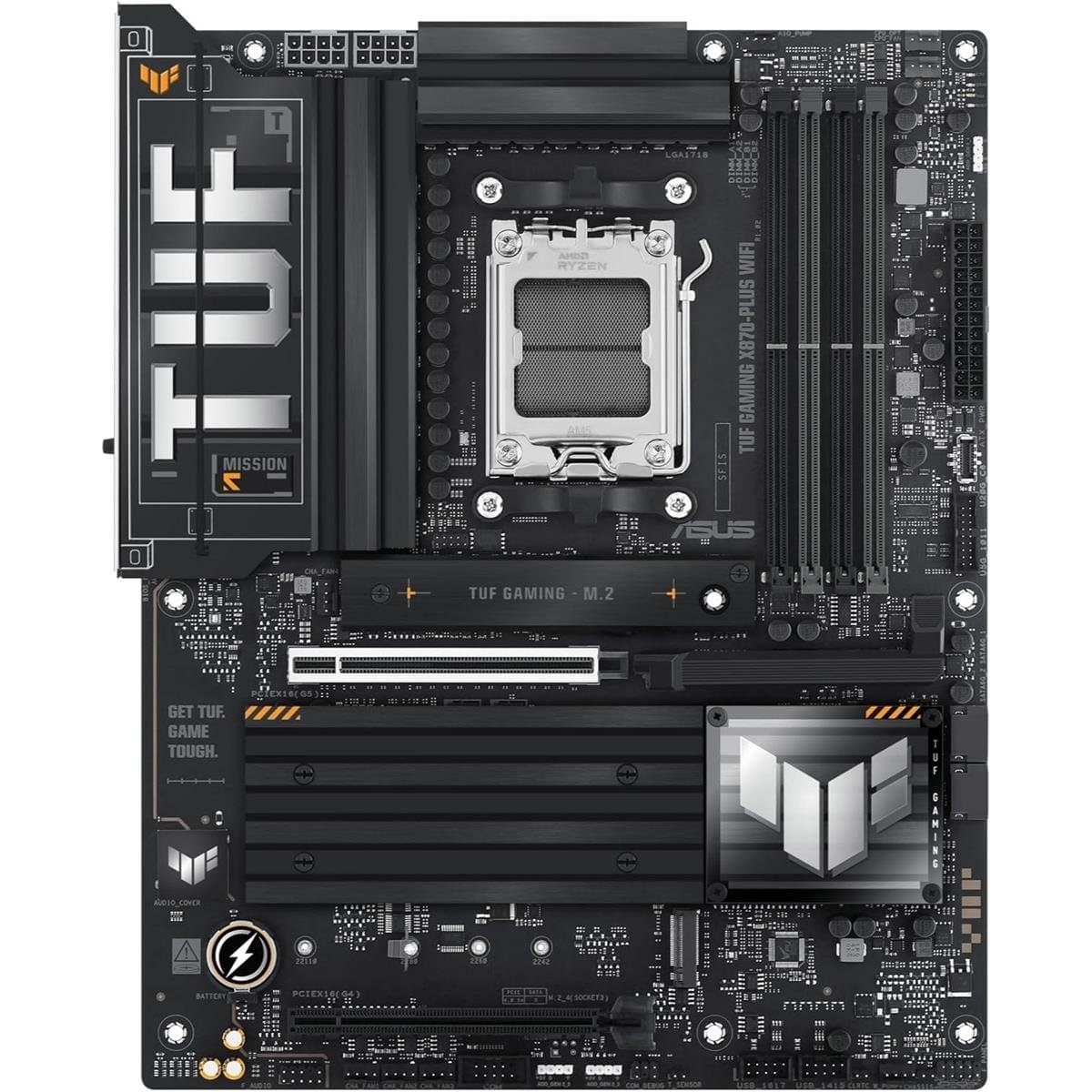 ASUS TUF GAMING X870‑PLUS WIFI DDR5 PCIe 5.0 Wi‑Fi 7 Motherboard - Image 2