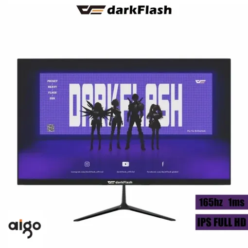 DarkFlash G243FC 24" Curved FHD 165Hz Gaming Monitor | Smooth IPS Performance 1 DarkFlash G243FC 24 inch curved gaming monitor
