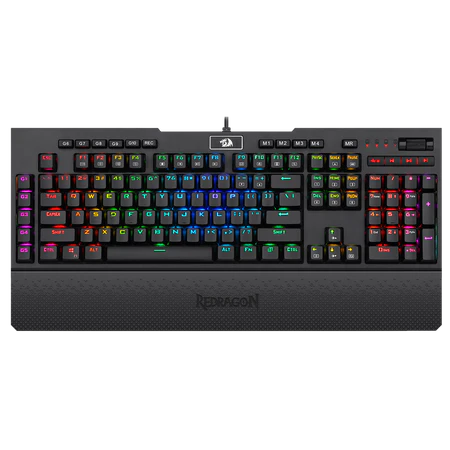 Redragon K586 Brahma RGB Mechanical Gaming Keyboard 1 Redragon K586 Brahma RGB mechanical keyboard top view