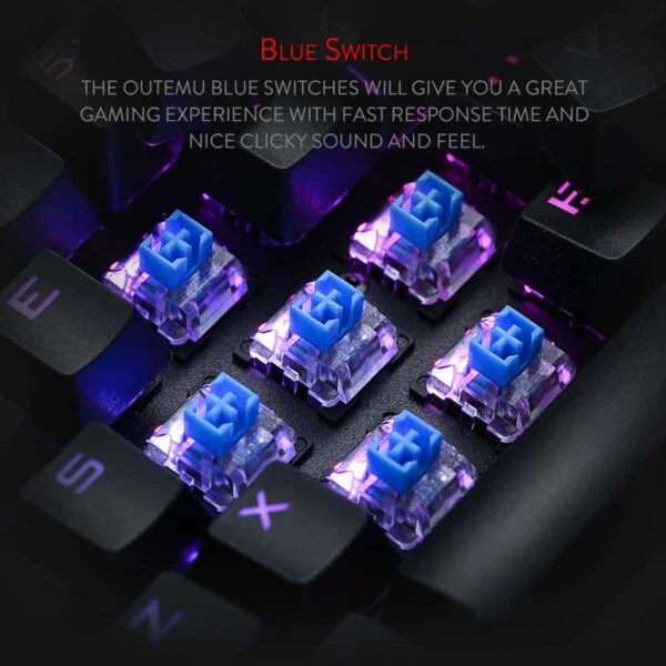Redragon K580 Vata RGB Mechanical Gaming Keyboard 4 Redragon K580 Vata RGB Mechanical Gaming Keyboard - Image 4