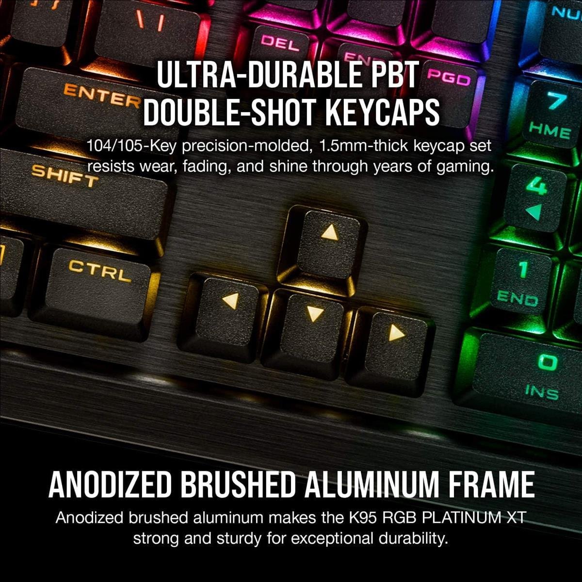 Corsair K95 RGB Platinum XT Mechanical Gaming Keyboard 2 Corsair K95 RGB Platinum XT Mechanical Gaming Keyboard - Image 2