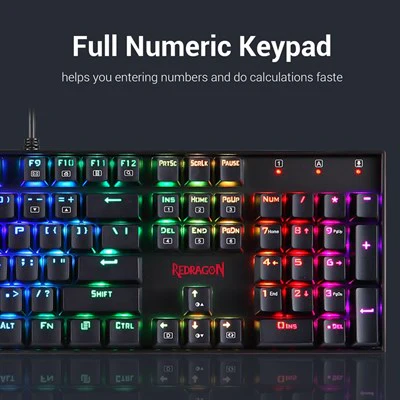 Redragon K551 Mechanical Gaming Keyboard 4 Redragon K551 Mechanical Gaming Keyboard - Image 4