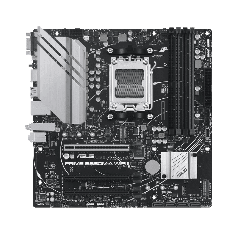 ASUS PRIME B650M‑A WIFI II Micro‑ATX Motherboard with DDR5 and Wi‑Fi 6 - Image 6