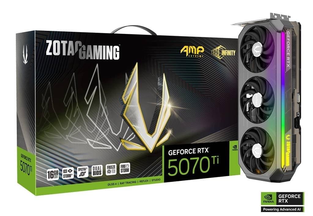 RTX 5070 Ti ZOTAC AMP Extreme graphics card