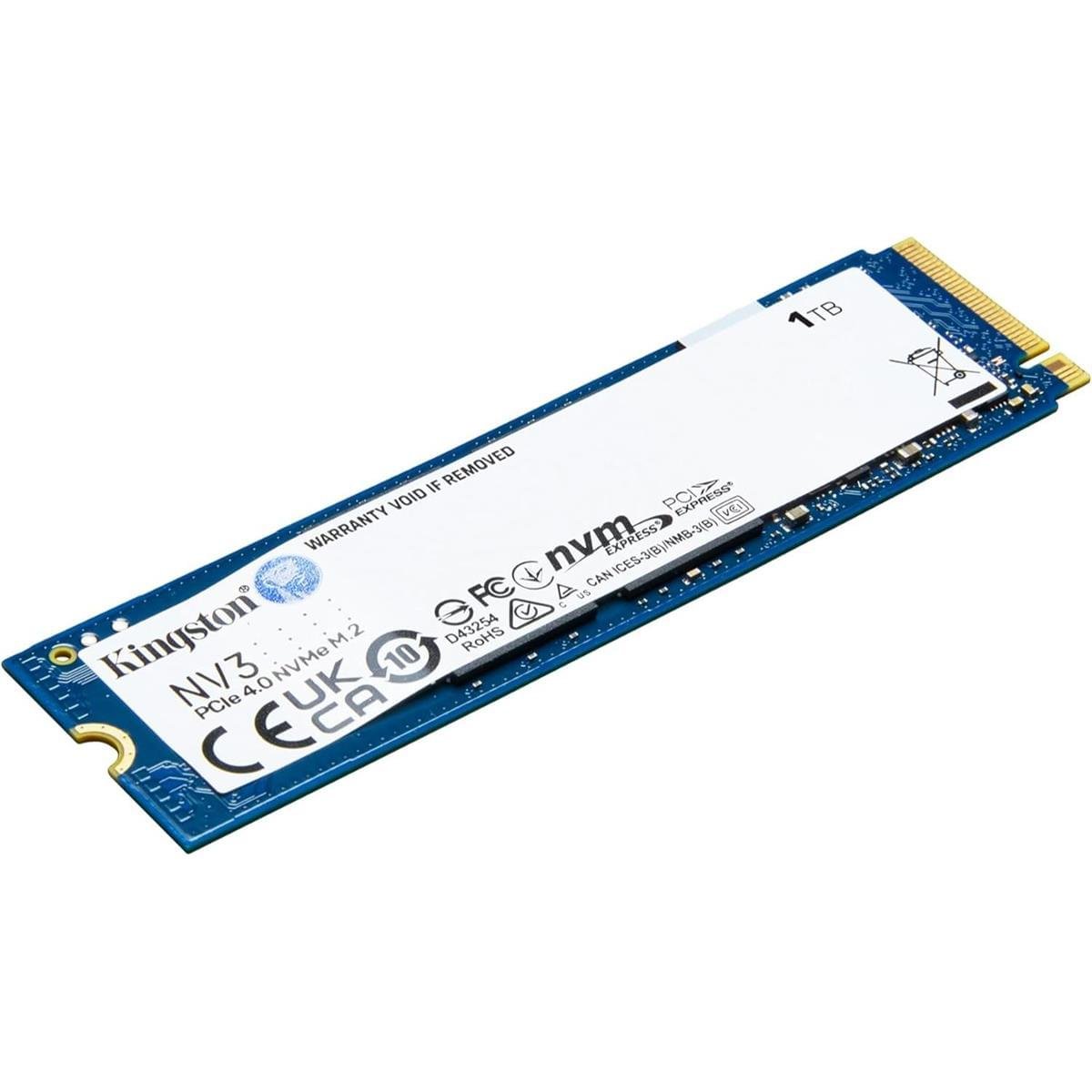 Kingston NV3 1TB NVMe PCIe Gen 4.0 SSD – High-Speed Internal Storage 2 Kingston NV3 1TB NVMe PCIe Gen 4.0 SSD – High-Speed Internal Storage - Image 2