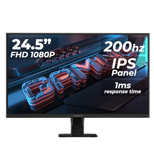 GIGABYTE GS25F2 24.5" 200Hz Full HD SS IPS Gaming Monitor | Ultra‑Fast Performance 1 GIGABYTE GS25F2 24.5 inch 200Hz Full HD SS IPS gaming monitor