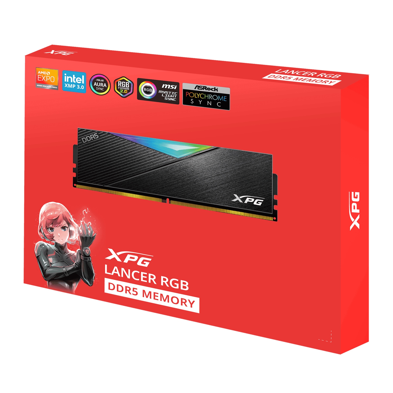 LANCER RGB 32GB DDR5 6000MHz Desktop RAM Kit – High-Speed Dual Channel Memory - Image 4