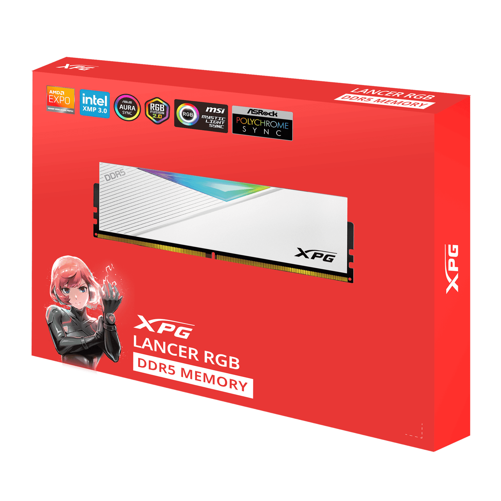 LANCER RGB 32GB DDR5 6000MHz Desktop RAM Kit – High-Speed Dual Channel Memory - Image 3