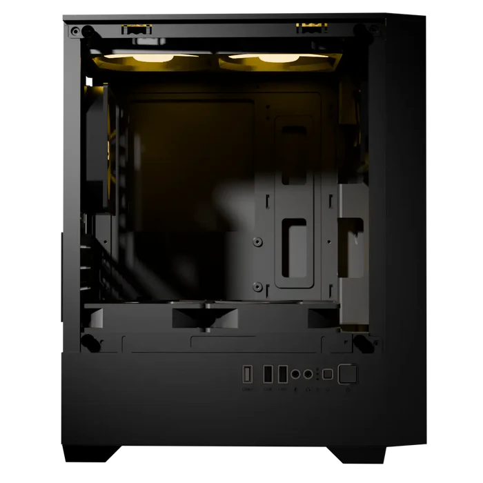 Boost Essential Series E200 Mid Tower Case – 4 Pre-Installed ARGB Fans Tempered Glass - Image 4
