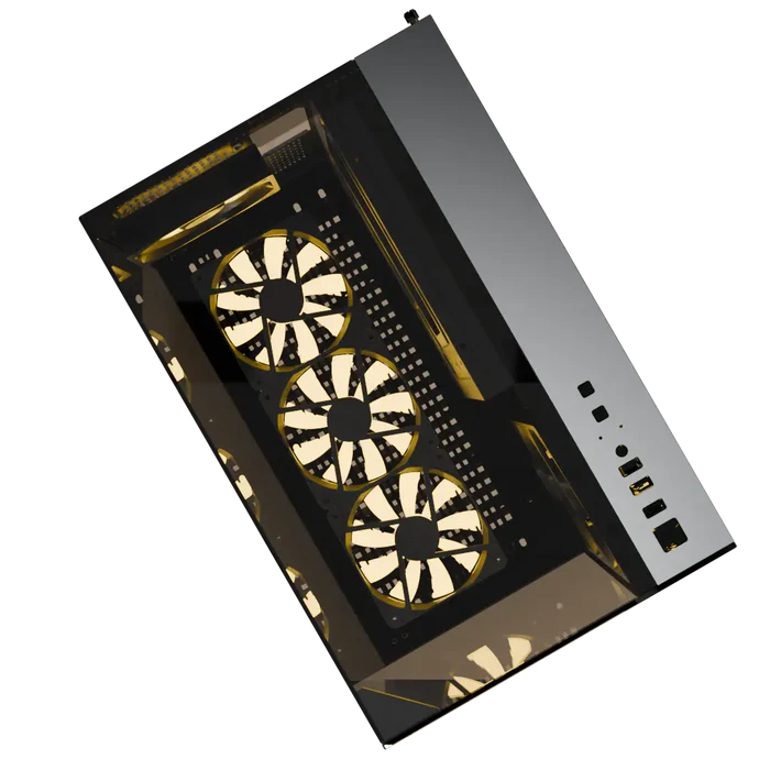 Boost Elite Series X200 Mid Tower Gaming Case – 4 ARGB Fans, Tempered Glass High Airflow - Image 3