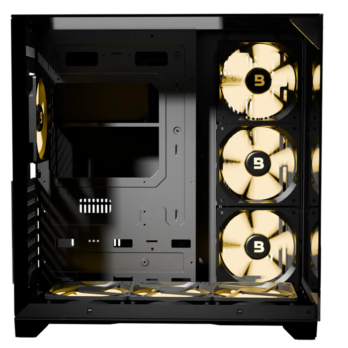 Boost Elite Series X200 Mid Tower Gaming Case – 4 ARGB Fans, Tempered Glass High Airflow - Image 4