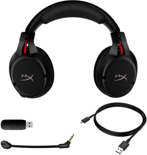 HyperX Cloud Flight Wireless Gaming Headset – 2.4GHz for PC, PS4 & PS5 (Open Box) 2 HyperX Cloud Flight Wireless Gaming Headset – 2.4GHz for PC, PS4 & PS5 (Open Box) - Image 2
