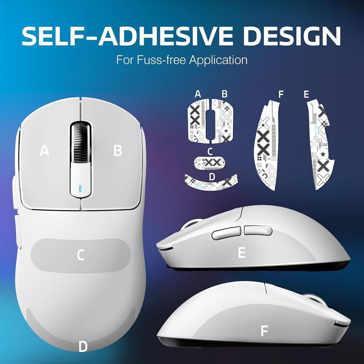 X3 Pro Wireless Mouse — Attack Shark RGB White 2 X3 Pro Wireless Mouse — Attack Shark RGB White - Image 2