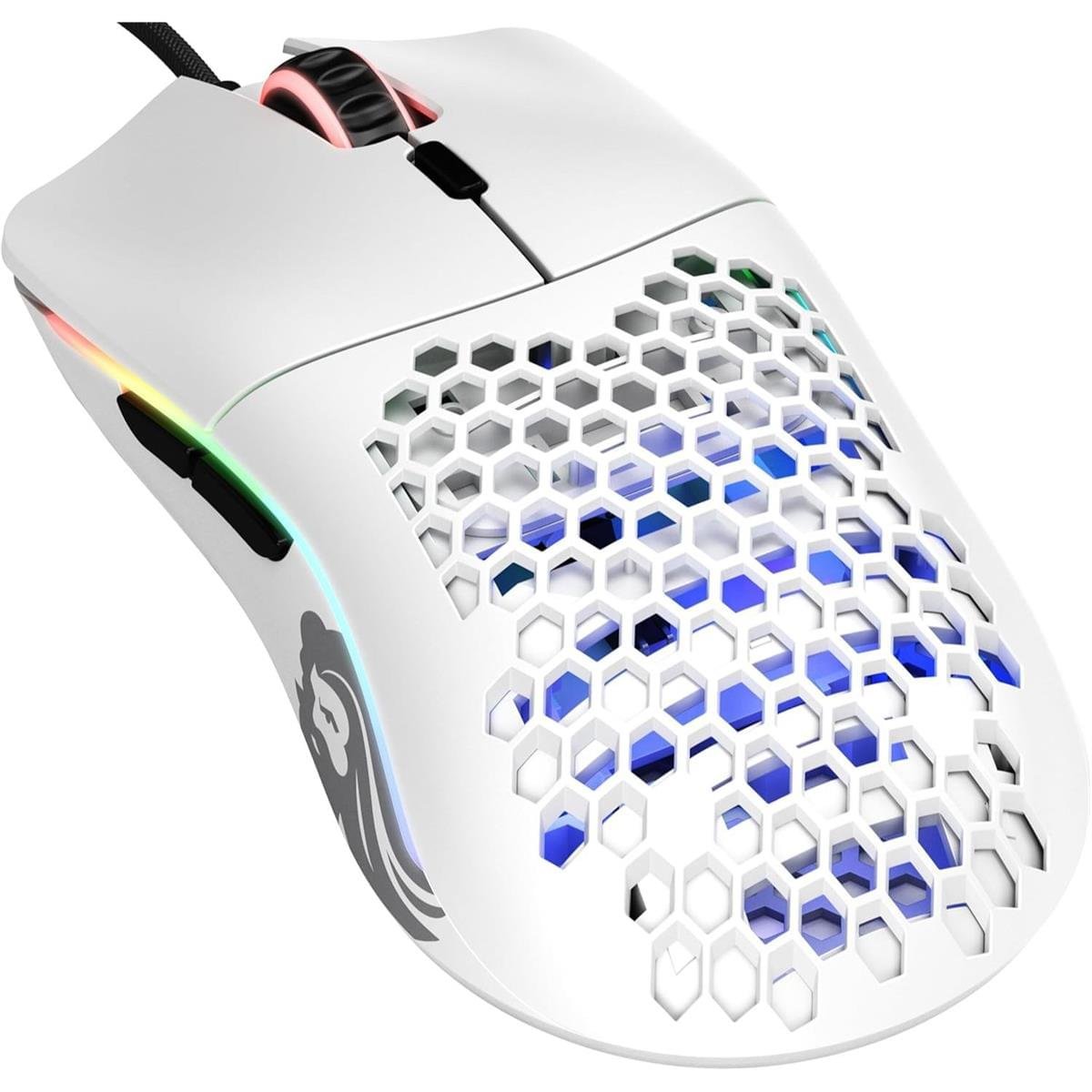 Glorious Model O Wired Gaming Mouse – Ultra-Light 67g with RGB & 12K DPI Sensor (WHITE) - Image 3