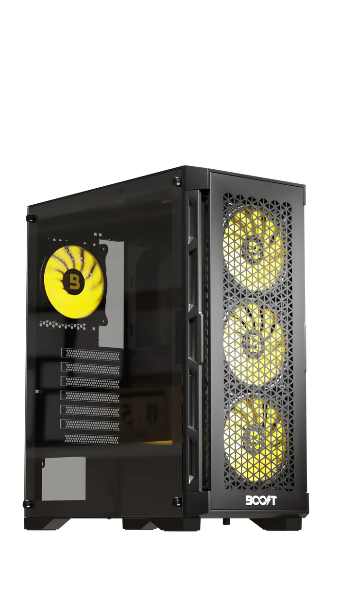 Boost Enclosure Pro Series P300 with 4 ARGB Fans - Image 4