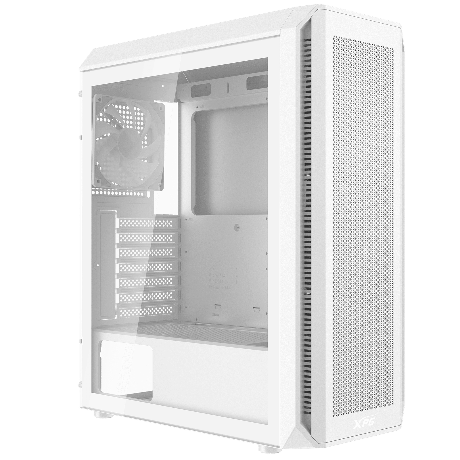 XPG VALOR AIR PLUS Mid-Tower Gaming Case – High Airflow, Pre-Installed Fans, Tempered Glass (WHITE) - Image 7