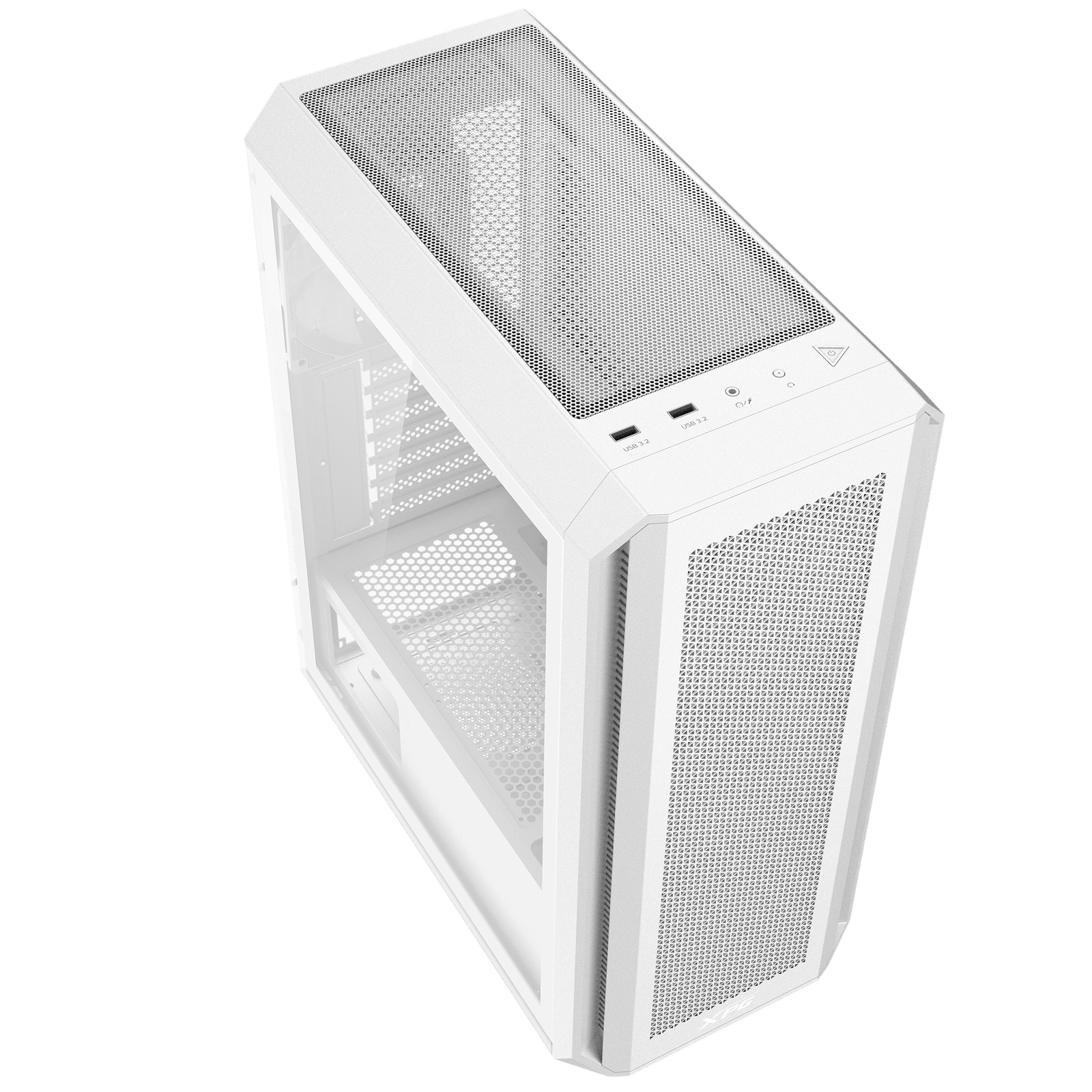 XPG VALOR AIR PLUS Mid-Tower Gaming Case – High Airflow, Pre-Installed Fans, Tempered Glass (WHITE) - Image 5