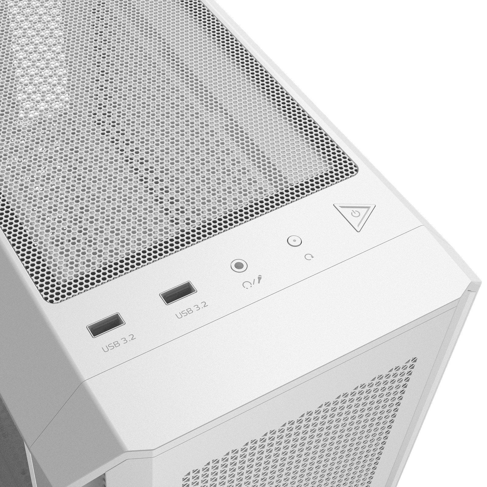 XPG VALOR AIR PLUS Mid-Tower Gaming Case – High Airflow, Pre-Installed Fans, Tempered Glass (WHITE) - Image 4