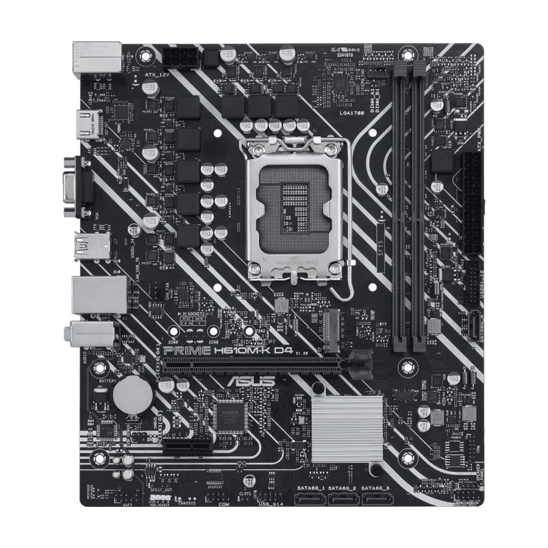ASUS Prime H610M-K D4 Motherboard 3 ASUS Prime H610M-K D4 Motherboard - Image 3