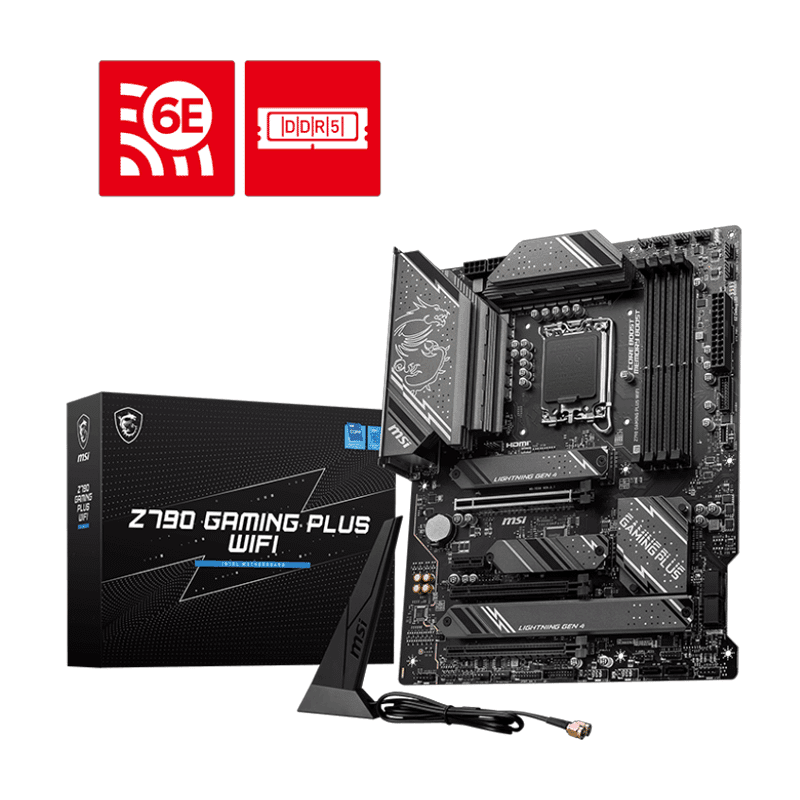 MSI PRO Z790 Gaming Plus WiFi DDR5 Motherboard 1 MSI PRO Z790 Gaming Plus WiFi DDR5 Motherboard