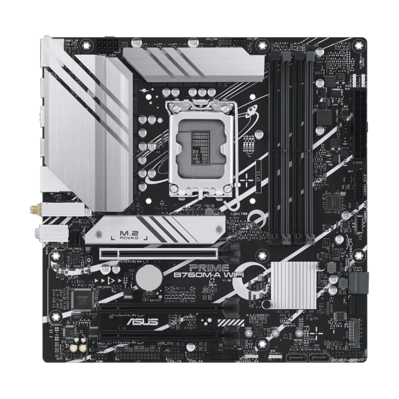 ASUS Prime B760M-A WiFi DDR5 Motherboard 2 ASUS Prime B760M-A WiFi DDR5 Motherboard - Image 2
