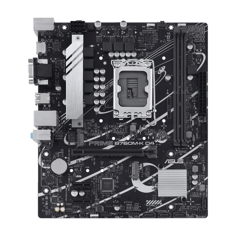 ASUS Prime B760M-K D4 Motherboard 2 ASUS Prime B760M-K D4 Motherboard - Image 2