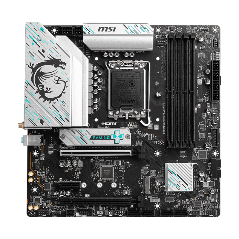 MSI B760M Gaming Plus WiFi Motherboard 2 MSI B760M Gaming Plus WiFi Motherboard - Image 2