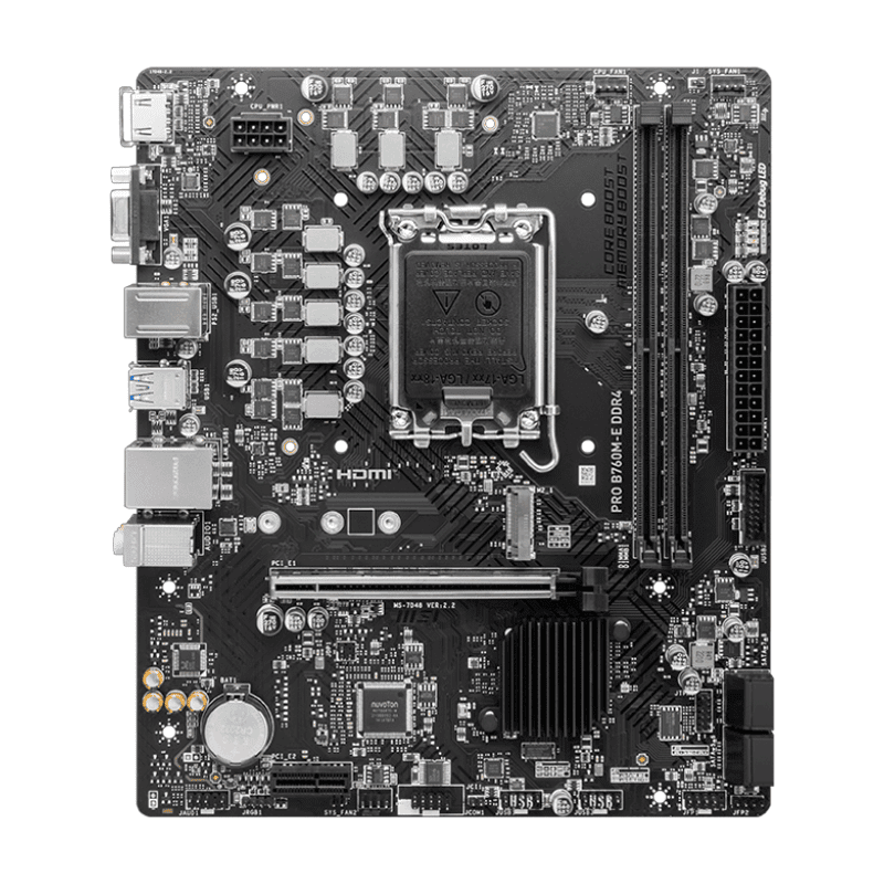 MSI B760M-E DDR4 Motherboard 2 MSI B760M-E DDR4 Motherboard - Image 2