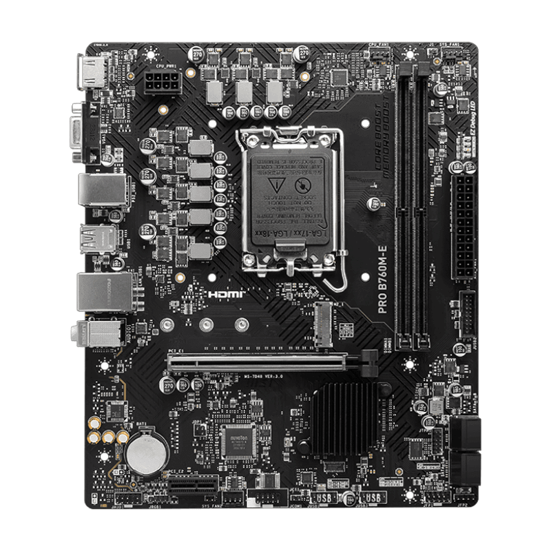 MSI B760M-E DDR5 Motherboard – High-Performance 2 MSI B760M-E DDR5 Motherboard – High-Performance - Image 2