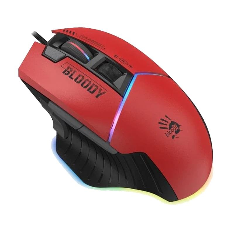 Bloody W95 Max Sports Red Extra Fire RGB Gaming Mouse - Image 2