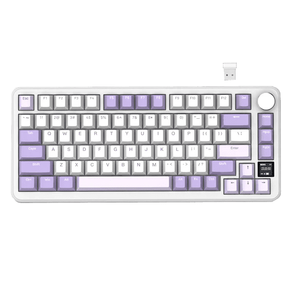 Attack Shark X85 Pro Wireless Mechanical Gaming Keyboard – 75% Tri‑Mode TKL with Smart TFT Screen 3 Attack Shark X85 Pro Wireless Mechanical Gaming Keyboard – 75% Tri‑Mode TKL with Smart TFT Screen - Image 3