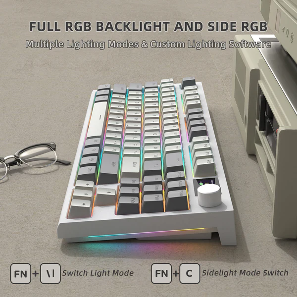 Attack Shark K86 Wireless RGB Mechanical Keyboard – 75% Tri‑Mode with Smart TFT Display - Image 7