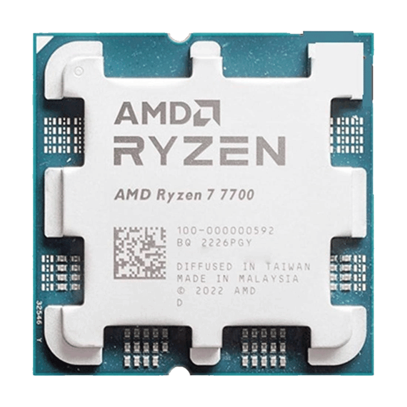 AMD Ryzen 7 7700 High-Performance Desktop Processor – 8-Core 16-Thread 1 AMD Ryzen 7 7700 TRAY desktop processor