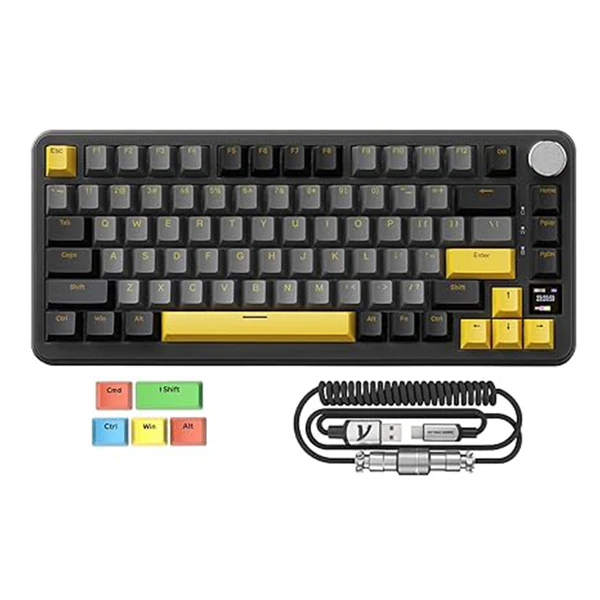 Attack Shark X85 Pro Wireless Mechanical Gaming Keyboard – 75% Tri‑Mode TKL with Smart TFT Screen 12 Attack Shark X85 Pro Wireless Mechanical Gaming Keyboard – 75% Tri‑Mode TKL with Smart TFT Screen - Image 12