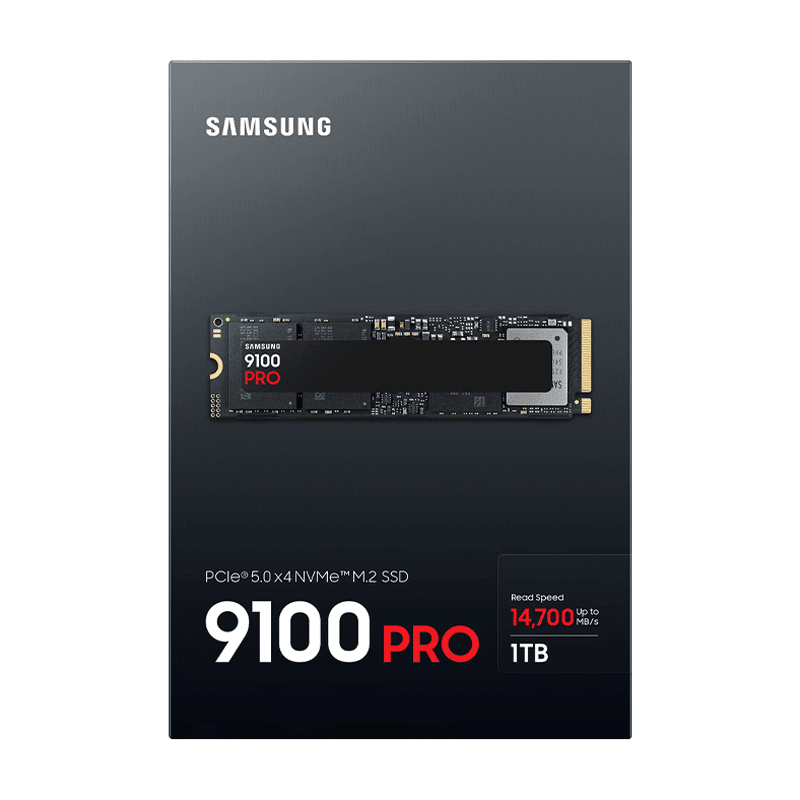 Samsung 9100 PRO 1TB PCIe 5.0 NVMe SSD 1 Samsung 9100 PRO 1TB PCIe 5.0 NVMe SSD