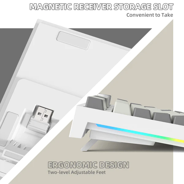 Attack Shark K86 Wireless RGB Mechanical Keyboard – 75% Tri‑Mode with Smart TFT Display - Image 9