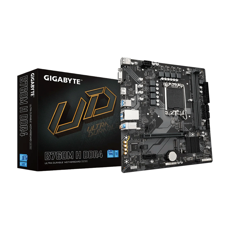 Gigabyte B760M H DDR4 Motherboard 1 Gigabyte B760M H DDR4 Motherboard