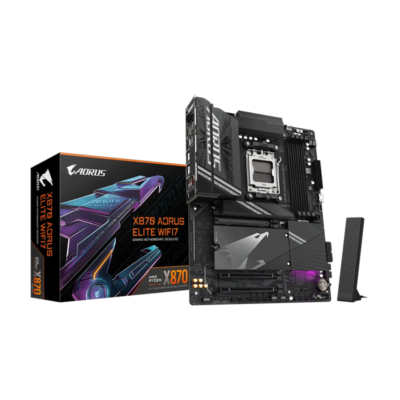 Gigabyte X870 AORUS Elite WiFi7 DDR5 Motherboard – AM5 Gaming & Performance 1 Gigabyte X870 AORUS Elite WiFi7 motherboard AM5 layout