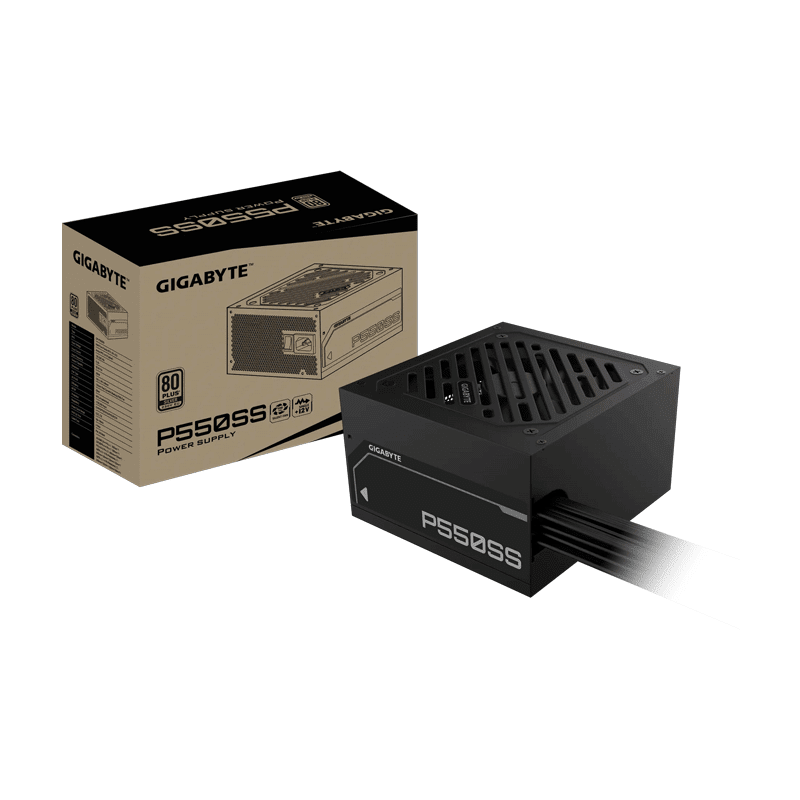 Gigabyte GP‑P550SS 550W 80+ Bronze Power Supply – Reliable ATX PSU for Gaming & PC Builds 1 Gigabyte GP‑P550SS 550W 80 Plus Bronze PSU