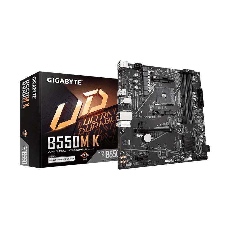 GIGABYTE B550M-K AMD B550 Micro-ATX Motherboard 1 GIGABYTE B550M‑K motherboard AMD B550 Micro‑ATX board