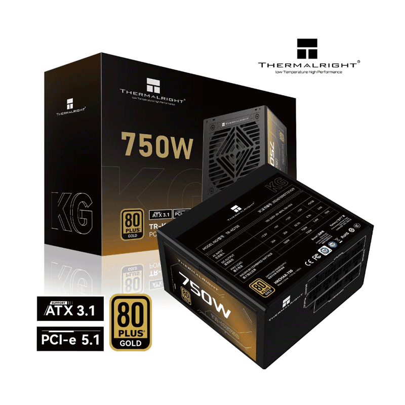 Thermalright KG750 750W 80+GOLD 1 Thermalright KG750 750W 80+GOLD