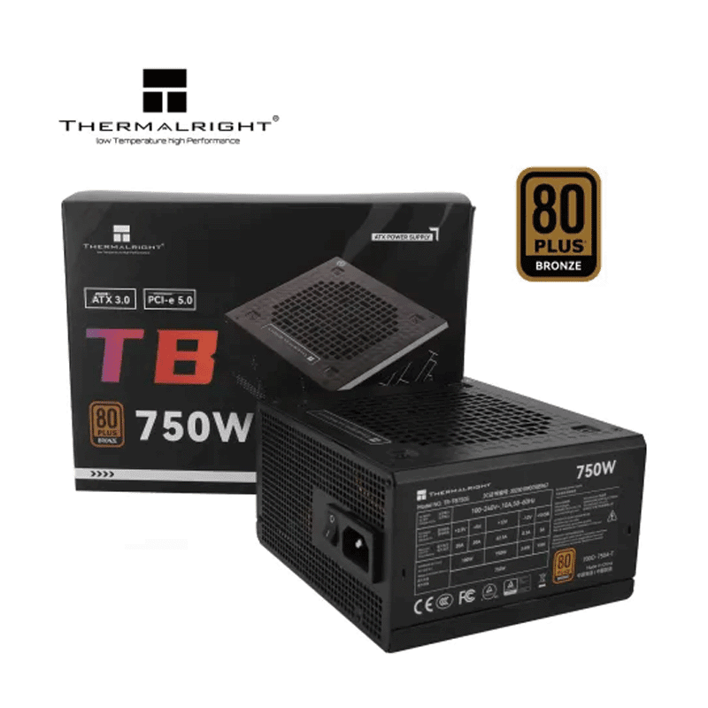 Thermalright TR‑TB750S 750W 80 Plus Bronze PSU unit