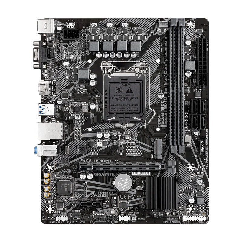 Gigabyte H510M-H V2 DDR4 Motherboard 2 Gigabyte H510M-H V2 DDR4 Motherboard - Image 2