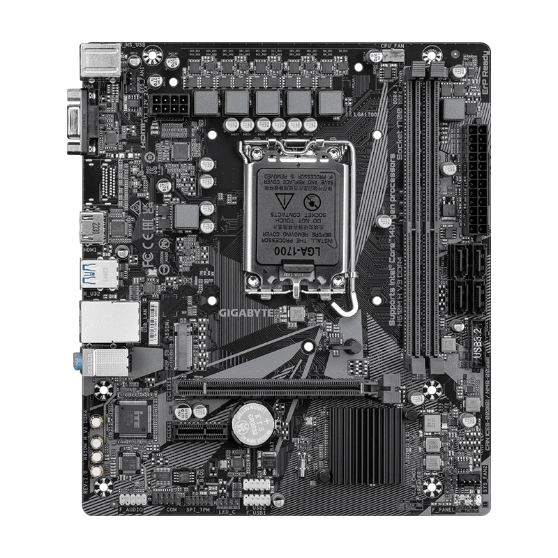 Gigabyte H610M-H V3 DDR4 Motherboard 2 Gigabyte H610M-H V3 DDR4 Motherboard - Image 2