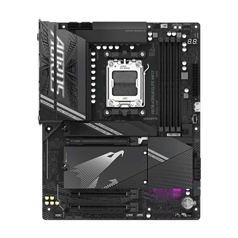Gigabyte X870 AORUS Elite WiFi7 DDR5 Motherboard – AM5 Gaming & Performance 2 Gigabyte X870 AORUS Elite WiFi7 DDR5 Motherboard – AM5 Gaming & Performance - Image 2
